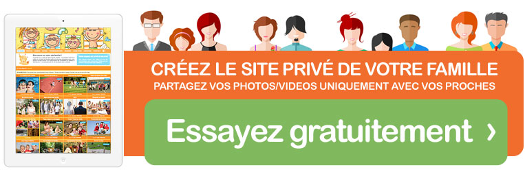 Créez le site privé de votre famille en quelques clics, c'est facile et rapide