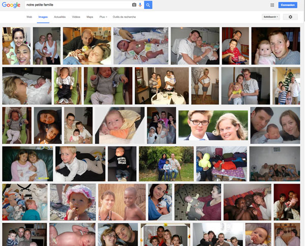 Comment vos photos personnelles se retrouvent dans Google images