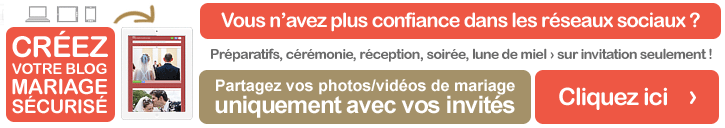 Créez votre blog mariage sécurisé